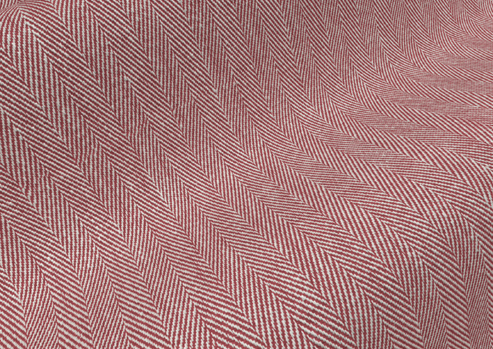 Delicate Chevron, Garnet - Motorised Roman Blind - Image 4
